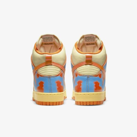 [NEW] Men's Nike Dunk Hi 1985 SP Shoes Orange DD9404-800 - Picture 4 of 6